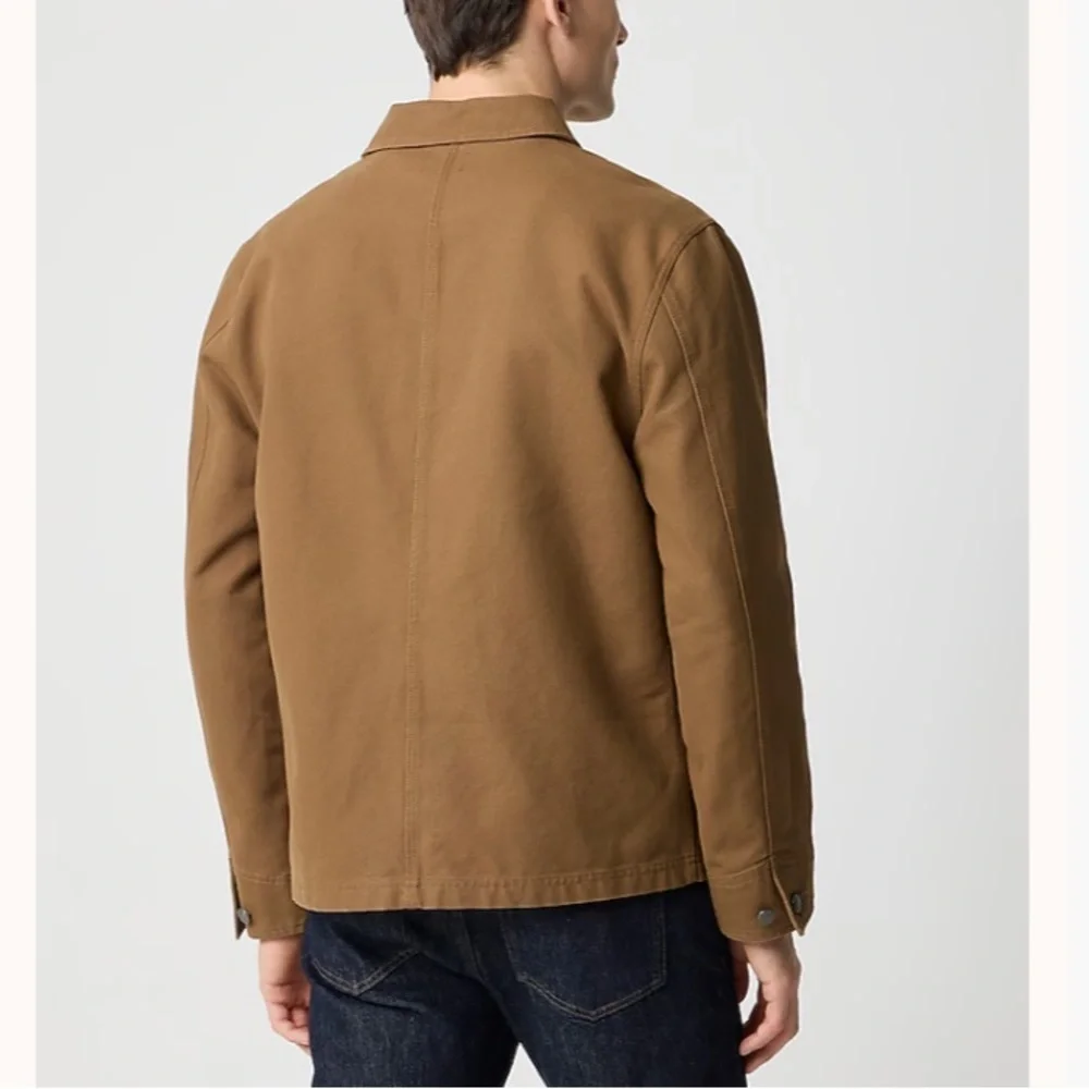 J crew dark flax Canvas chore jacket